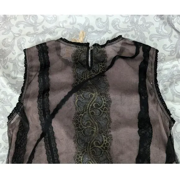 mystree stretch mesh top size small - Picture 7 of 7